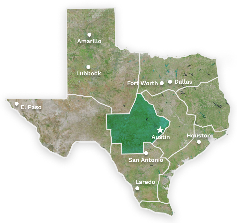 map of texas