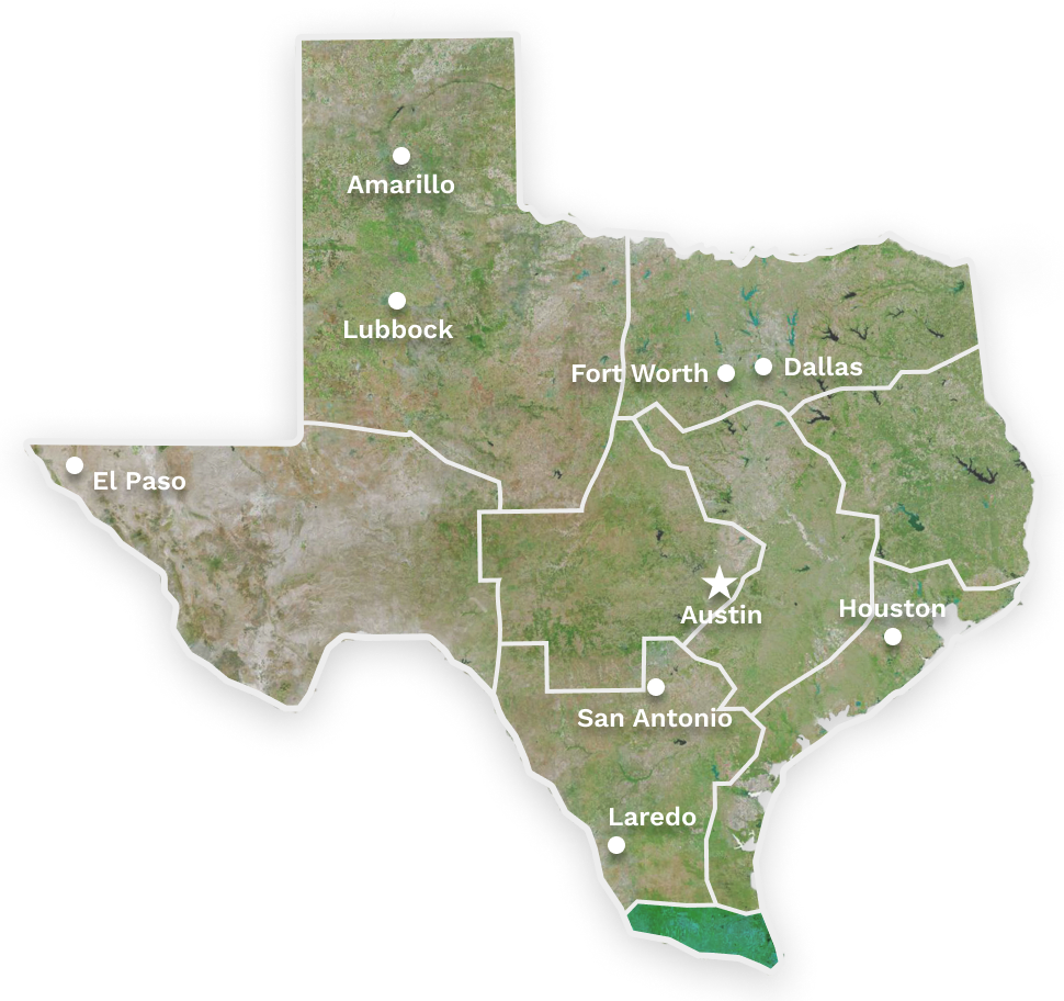 map of texas